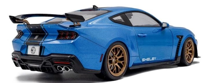 1/18 Solido 2025 Ford Shelby Mustang Super Snake (Grabber Blue