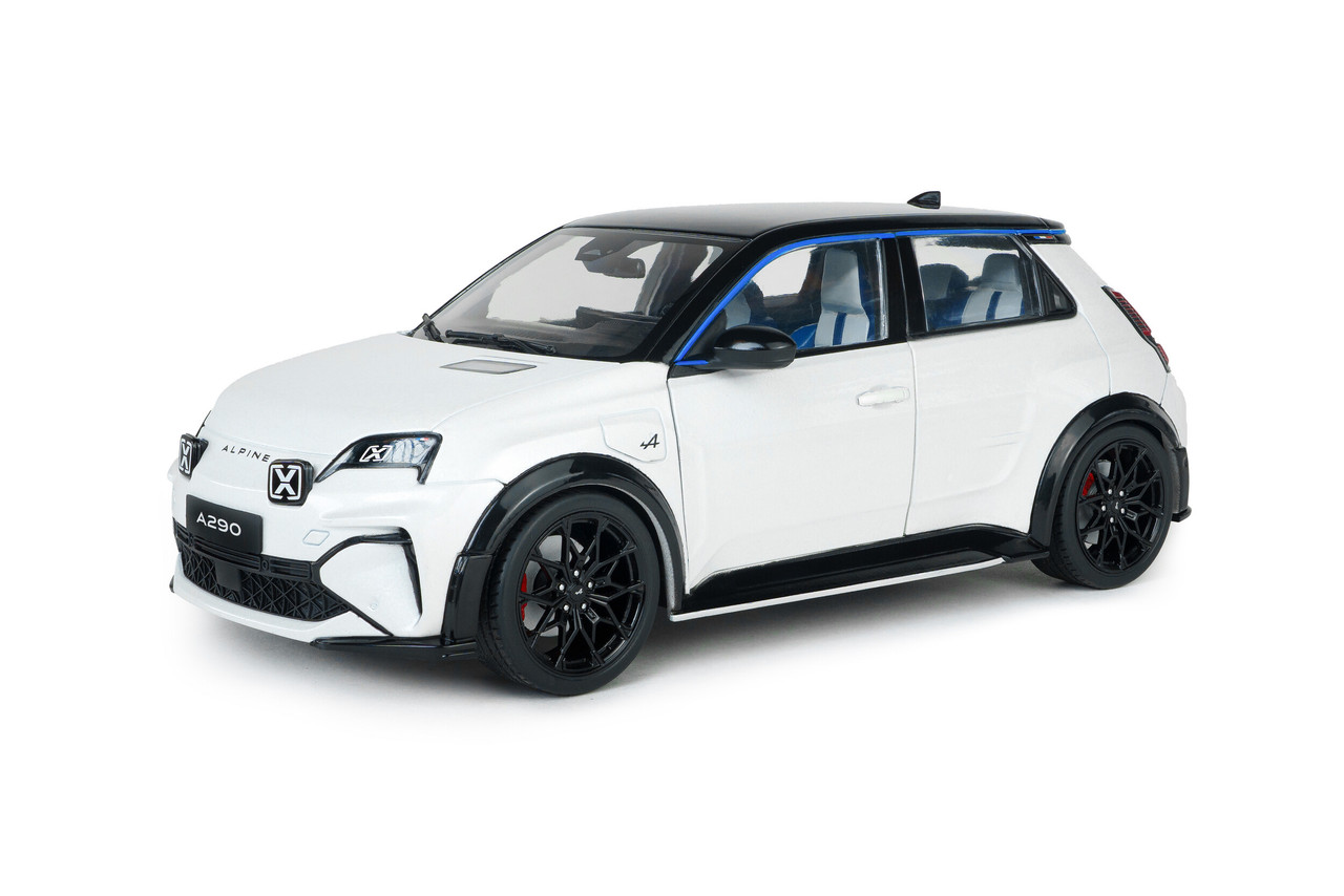 1/18 Solido 2024 Renault Alpine A290 GTS (White) Diecast Car Model