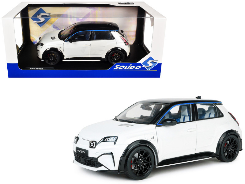 1/18 Solido 2024 Renault Alpine A290 GTS (White) Diecast Car Model