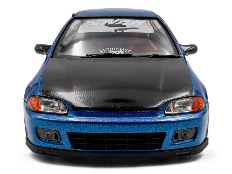 1/18 Solido 1991 Honda Civic EG6 Solido Works (Cobalt Blue Pearl
