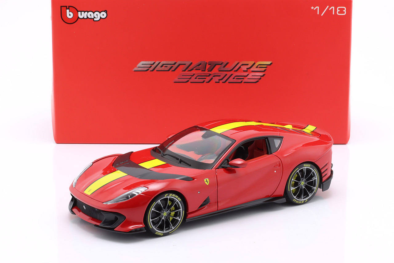 1/18 BBurago 2021 Ferrari 812 Competizione (Red) Diecast Car Model
