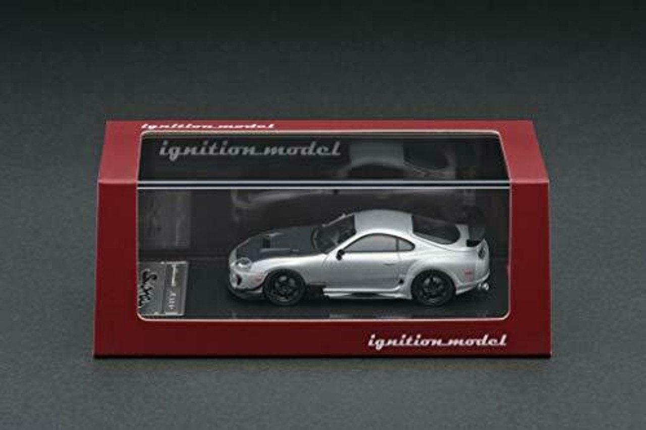 1/64 IG Ignition Model Toyota Supra (JZA80) RZ (Silver) Car Model