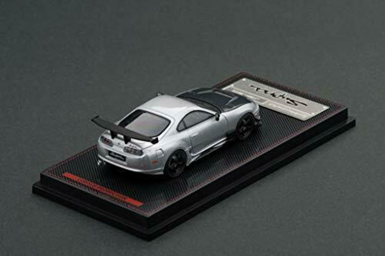 1/64 IG Ignition Model Toyota Supra (JZA80) RZ (Silver) Car Model