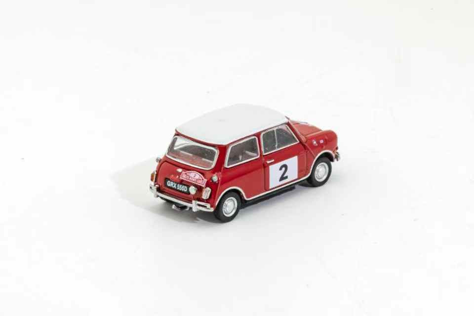 1/64 GCD 1966 Monte Carlo Rally Mini Cooper #2 Diecast Car Model