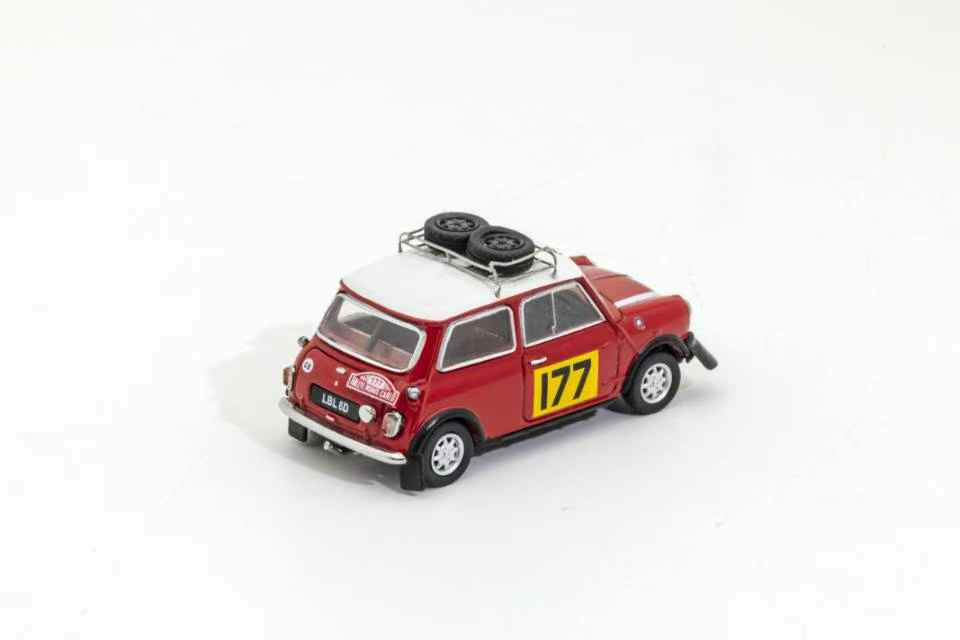 1/64 GCD 1967 Monte Carlo Rally Mini Cooper #177 Diecast Car Model