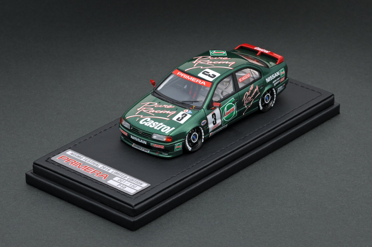 1/43 IG Ignition Model Nismo Festival 2019 limited! IG1965 NISSAN PRIMERA (#3) 1994 JTCC With Mini T-shirt