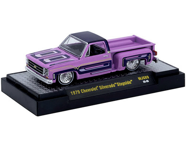 1/64 M2 Machines 1978 Chevrolet Silverado Stepside Lowriders