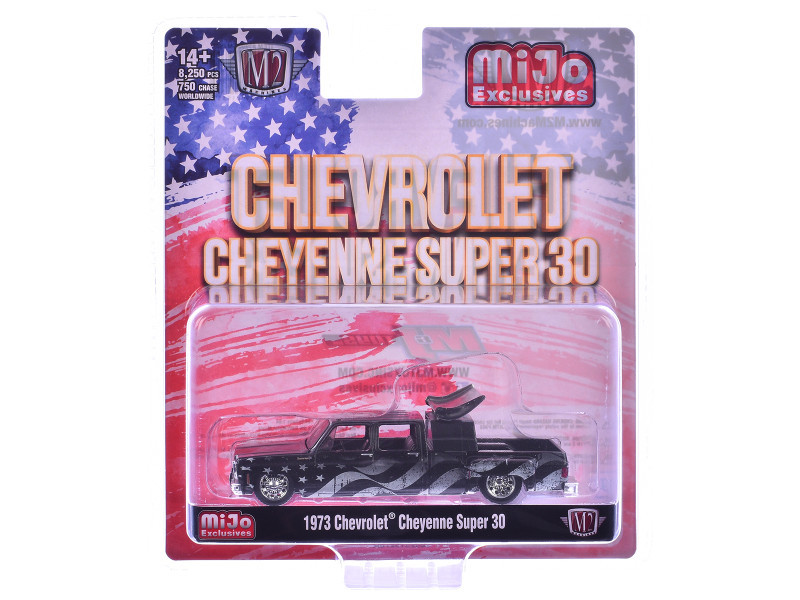 1/64 M2 Machines 1973 Chevrolet Cheyenne Super 30 Stars & Stripes
