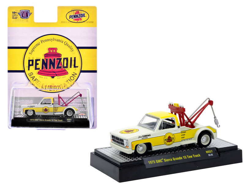 ミニカー M2 Machines 1975 GMC Sierra Grande 15 1/64 M2 Machines 1975 GMC Sierra Grande 15 Tow Truck Penzoil