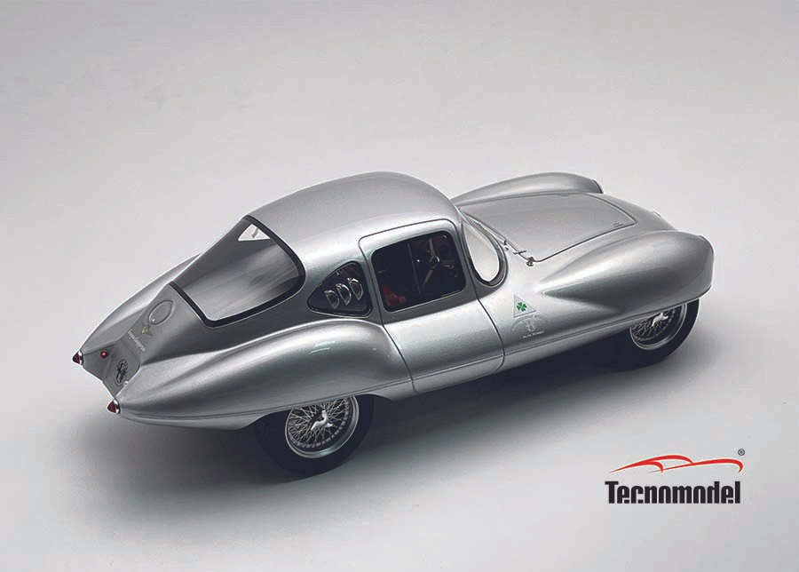1/18 Tecnomodel 1973 Alfa Romeo C52 Disco Volante Coupè (Metallic Silver) Limited Edition Car Model