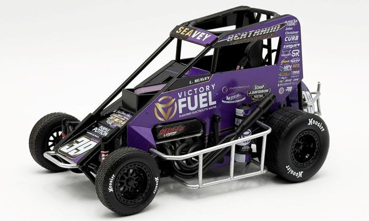 1/18 ACME 2025 #39 Victory Fuel Midget Car Logan Seavey Diecast