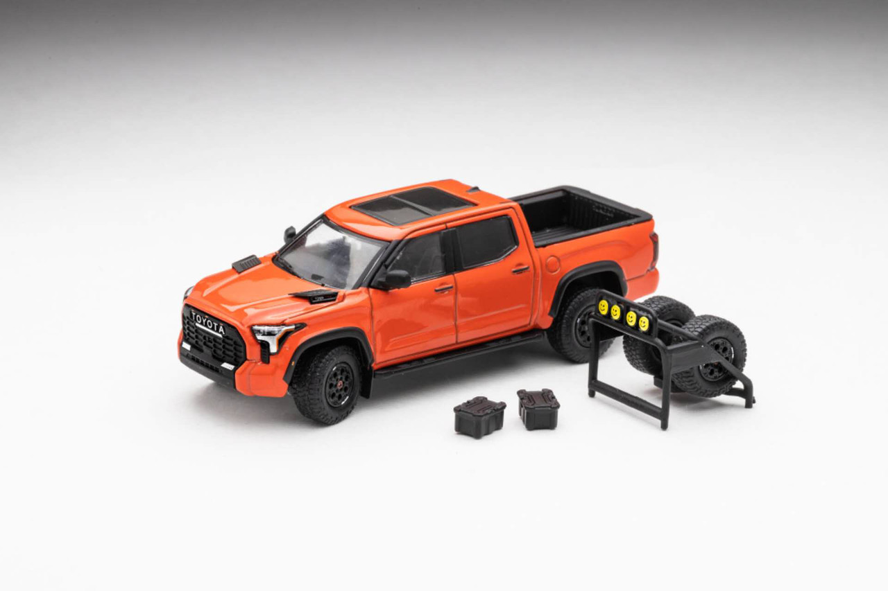 1/64 GCD Toyota Tundra TRD Pro (Solar Octane Orange) Diecast