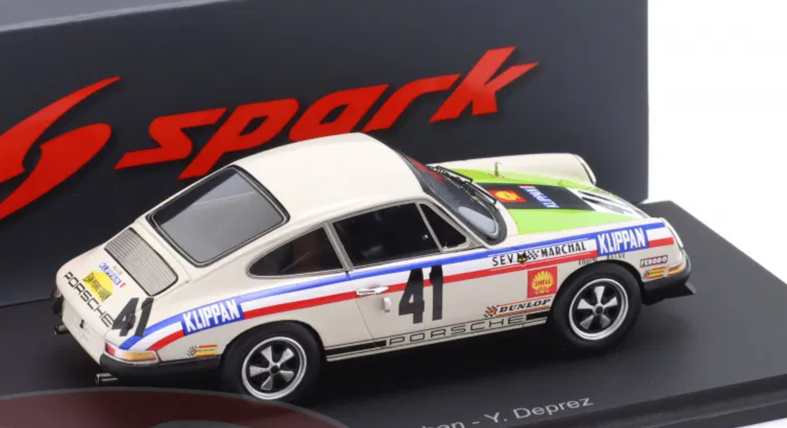 1/43 Spark Porsche 911S No.41 10th Le Mans 24H 1969  J-P. Gaban - Y. Deprez Car Model