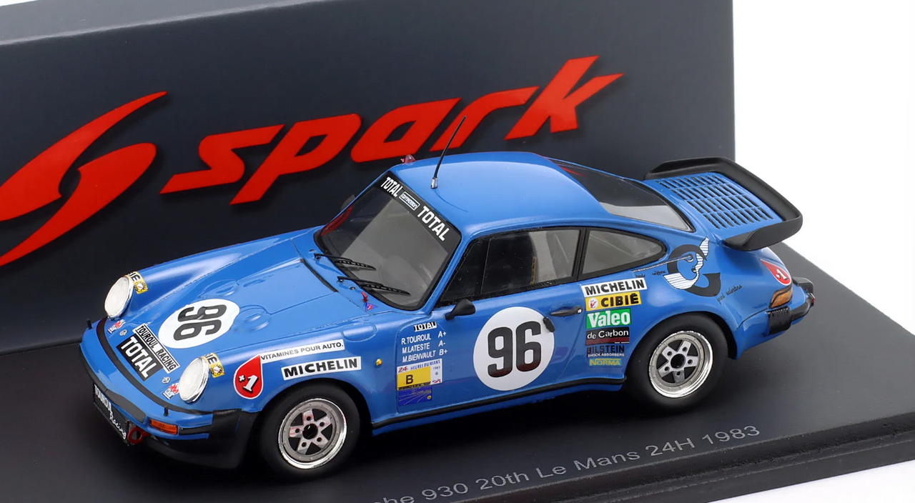 1/43 Spark Porsche 930 No.96 20th 24H Le Mans 24H 1983 M. Lateste - R. Touroul - M. Bienvault Car Model