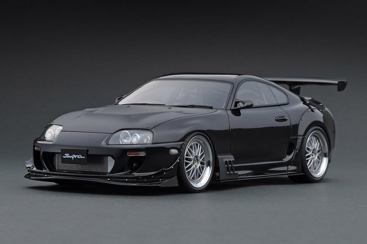 1/18 IG Ignition Model Toyota Supra (JZA80) RZ (Black) Car Model