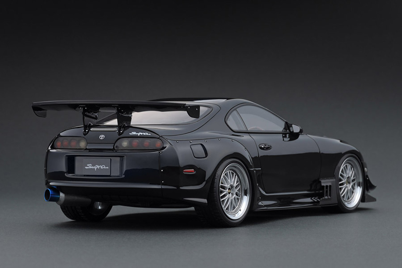 1/18 IG Ignition Model Toyota Supra (JZA80) RZ (Black) Car Model