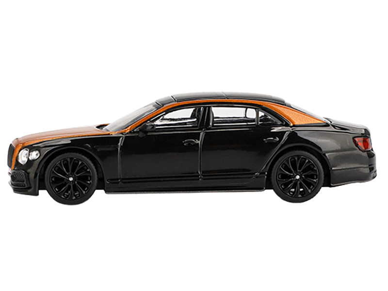 1/64 Mini GT Bentley Flying Spur (Orange Flame & Onyx Black