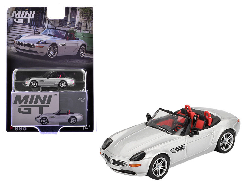 1/64 Mini GT BMW Z8 (Silver) Diecast Car Model - LIVECARMODEL.com