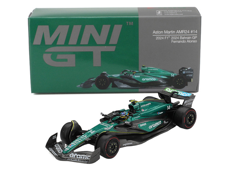 1/64 Mini GT 2024 Formula 1 Aston Martin AMR24 #14 Fernando Alonso
