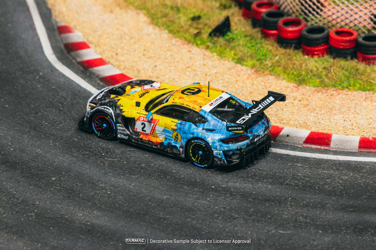♥♥ 1/64 Tarmac Works 2020 Mercedes-AMG GT3 Nürburgring 24h Y. Buurman