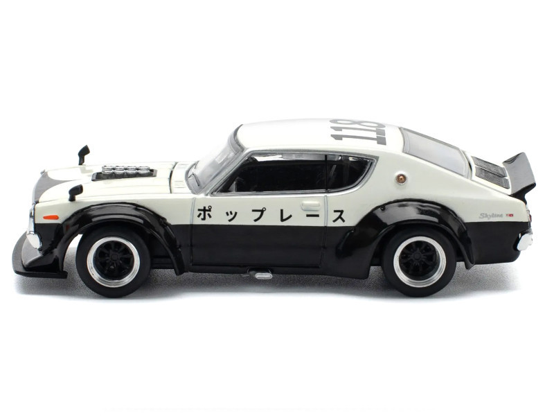 1/64 Poprace Nissan Skyline KPGC110 Kenmeri NPA Style Diecast Car