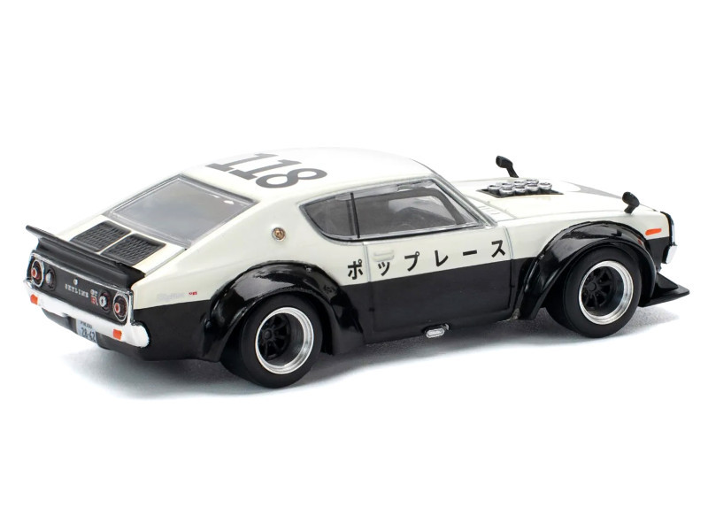 1/64 Poprace Nissan Skyline KPGC110 Kenmeri NPA Style Diecast Car