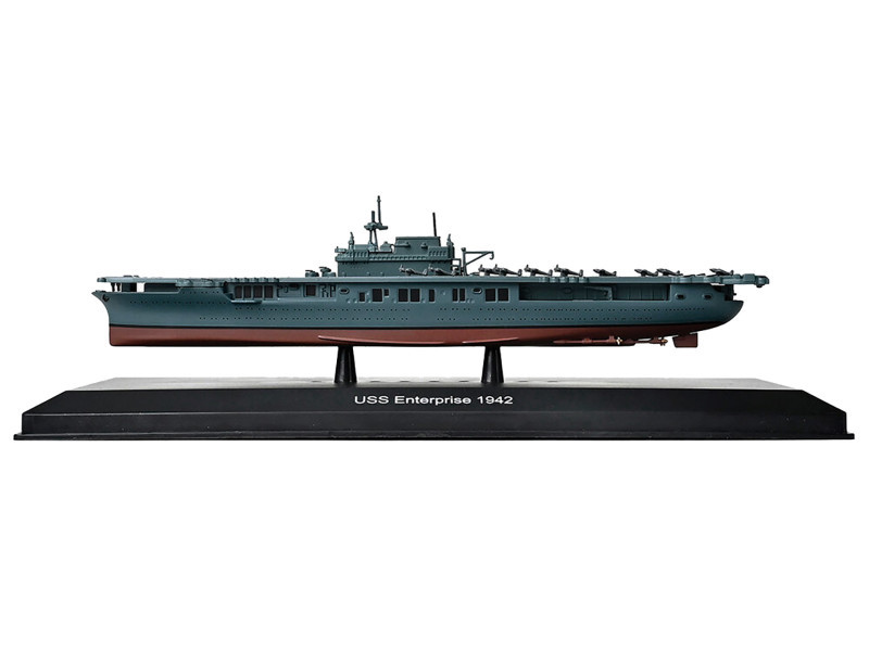 USS Enterprise (CV-6) Aircraft Carrier (1942) 1/1100 Diecast Model