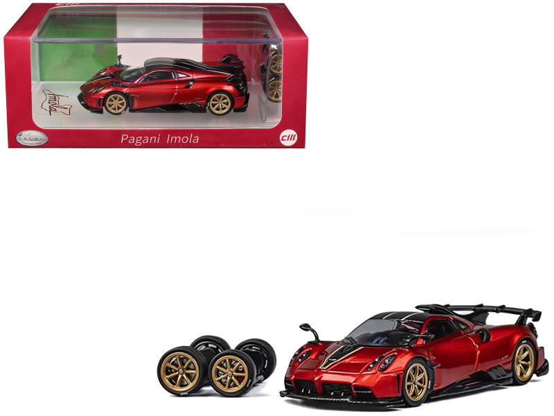 1/64 CM Model Pagani Imola (Metallic Red) Diecast Car Model