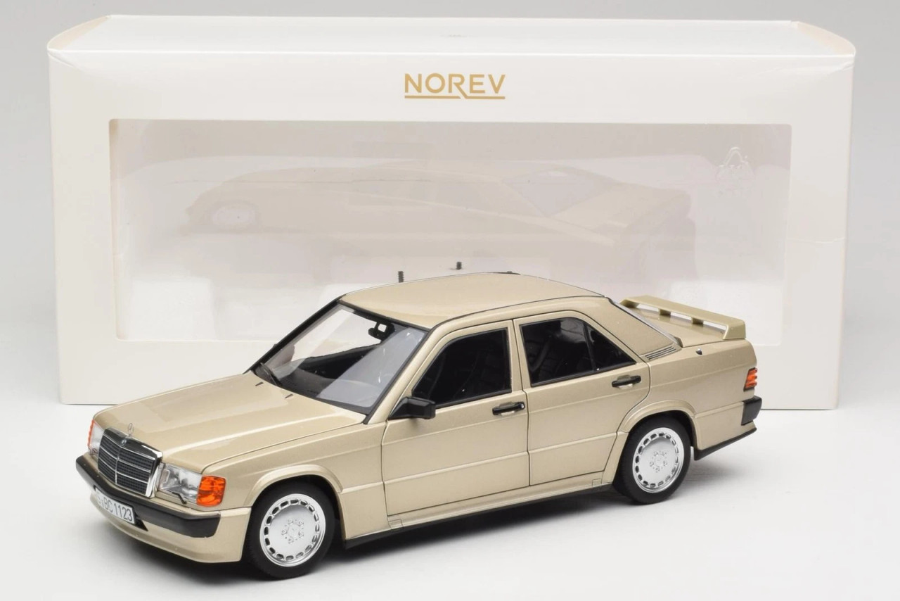 1/18 Norev 1984 Mercedes-Benz 190E 2.3 16V (Smoke Silver Metallic