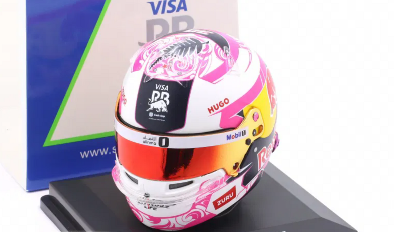 1/43 Spark 2025 Formula 1 Oracle Red Bull Racing Liam Lawson Helmet Model