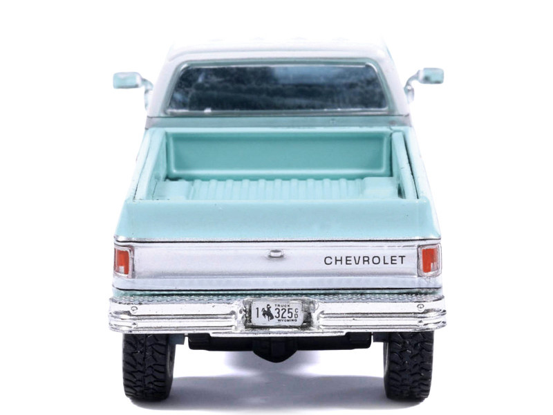 1/64 Ixo 1978 Chevrolet Silverado K30 Crew Cab Fleetside Lifted (Blue with White) Diecast Car Model