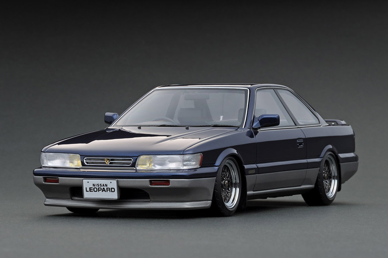 在庫最新作IG 1557 1/18 Nissan Leopard (F31) Ultima V30TWINCAM TURBO Gold/Silver イグニッションモデル レパード 後期 BBS hpi・racing