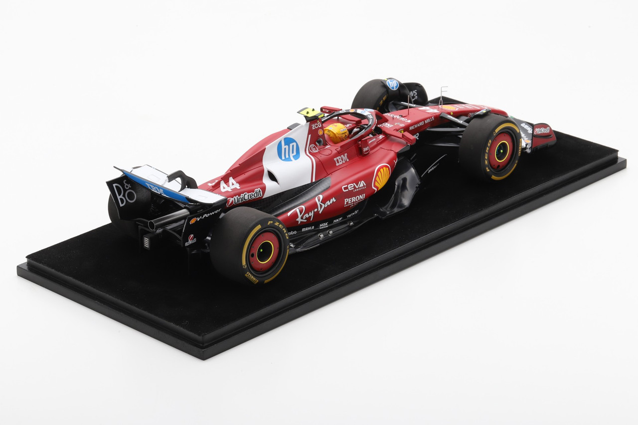 1/18 Looksmart 2025 Formula 1 China GP Sprint Winner Ferrari SF-25 #44 Lewis Hamilton Car Model