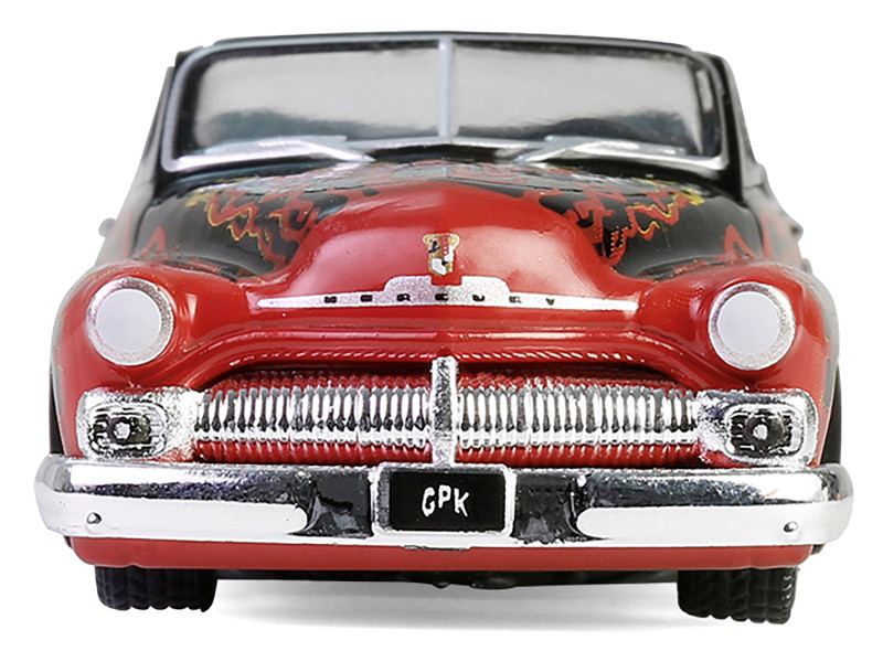 1950 Mercury Eight Convertible Lowrider Black with Flames