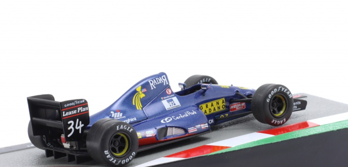 1/43 Altaya 1991 Formula 1 Nicola Larini Lambo 291 #34 Diecast Car Model