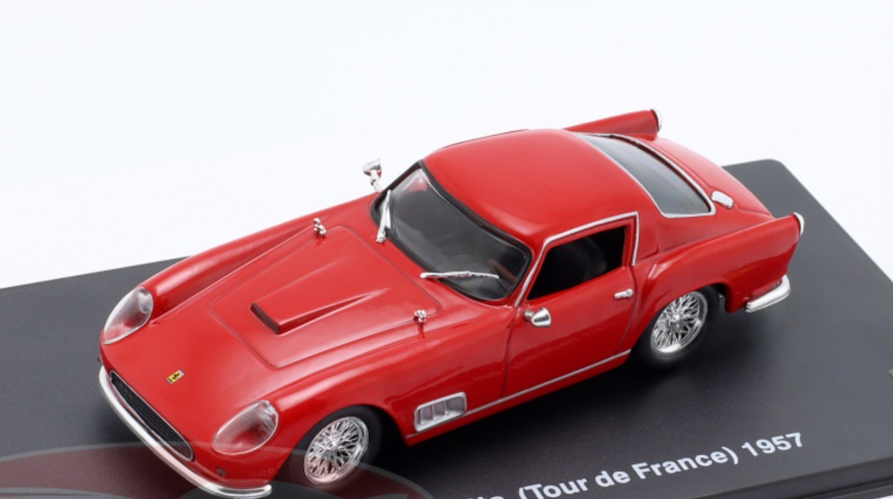 1/43 Altaya 1957 Ferrari 250 GT Berlinetta "Tour de France" (Red) Diecast Car Model