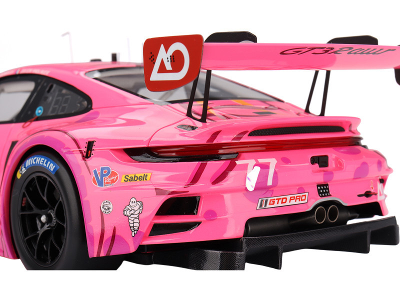 ポルシェ911GT3R 1/18 1/18 Top Speed 2024 Porsche 911 GT3 R #77 AO Racing 2024 IMSA Road