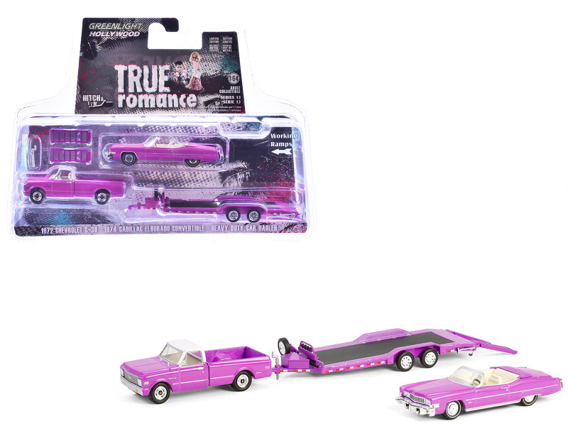 1974 Cadillac Eldorado Convertible Pink and 1972 Chevrolet C-30