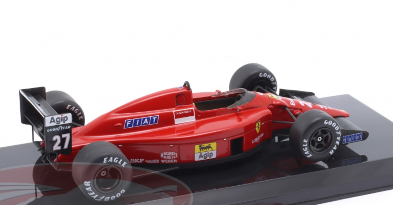 1/24 Premium Collectibles 1989 Formula 1 Nigel Mansell Ferrari F1-89 #27 Car Model