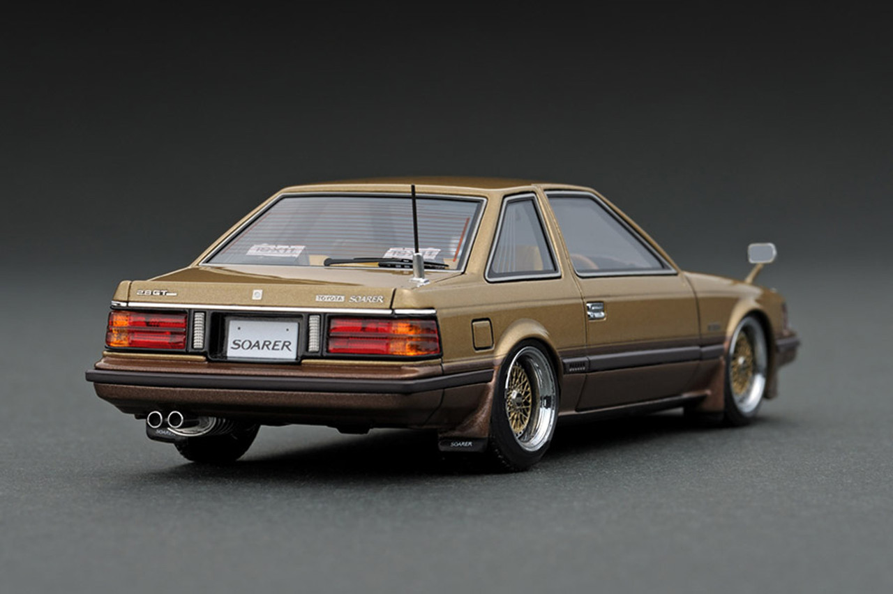 1/43 IG Ignition Model Toyota Soarer 2800GT Limited (Z10) Gold/Brown Car Model