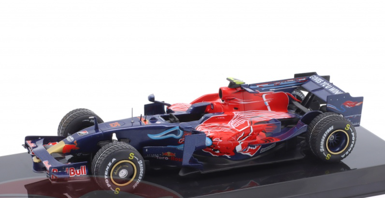 1/24 Premium Collectibles 2008 Formula 1 Sebastian Vettel Toro Rosso STR3 #15 Car Model