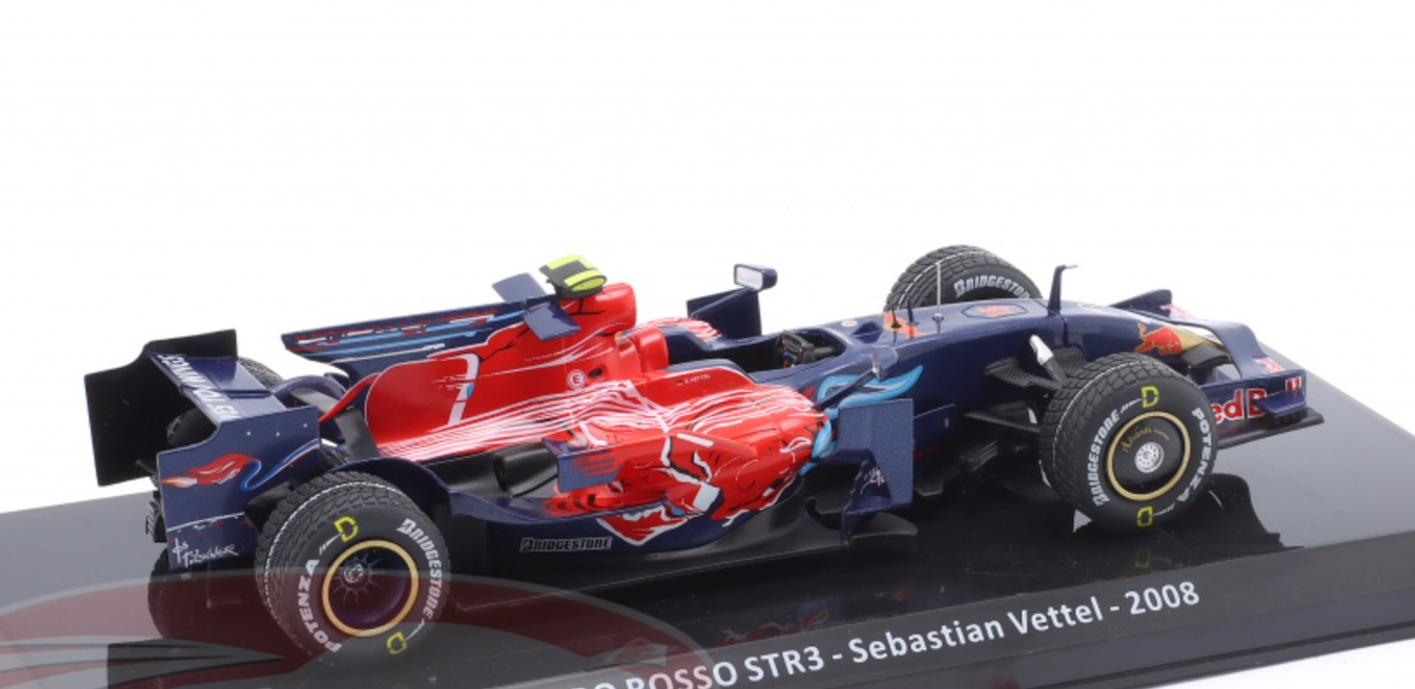 1/24 Premium Collectibles 2008 Formula 1 Sebastian Vettel Toro Rosso STR3 #15 Car Model