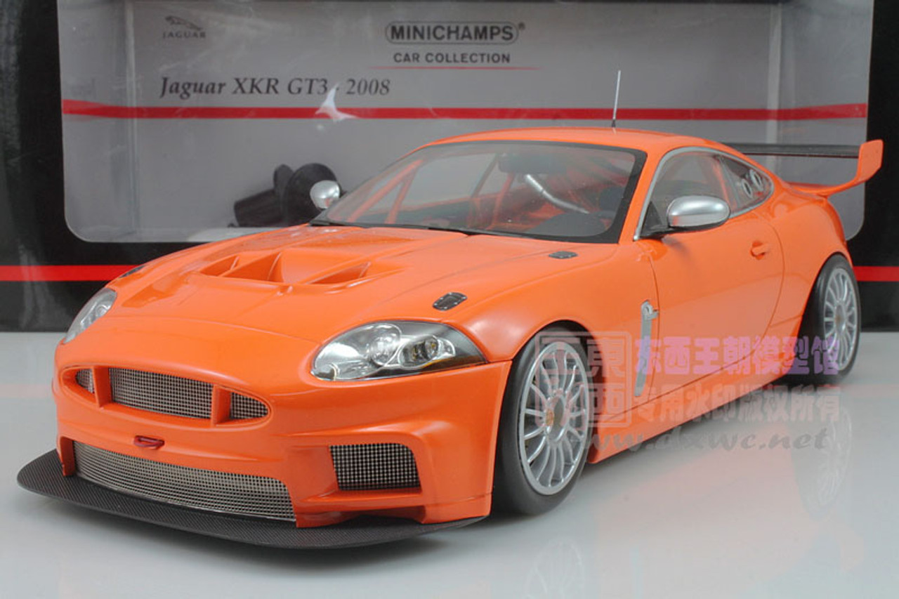 1/18 MINICHAMPS 2008 JAGUAR XKR GT3 (ORANGE) Diecast Car Model