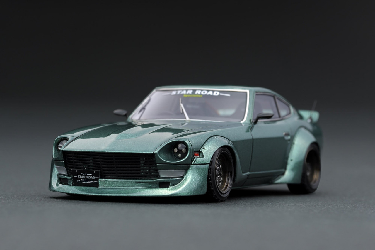 1/43 IG Ignition Model Nissan Fairlady Z S30 STAR ROAD (Green) Car Model