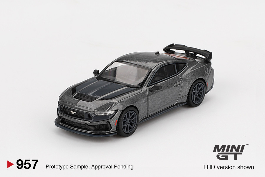 1/64 Mini GT 2024 Ford Mustang Dark Horse (Carbonized Grey