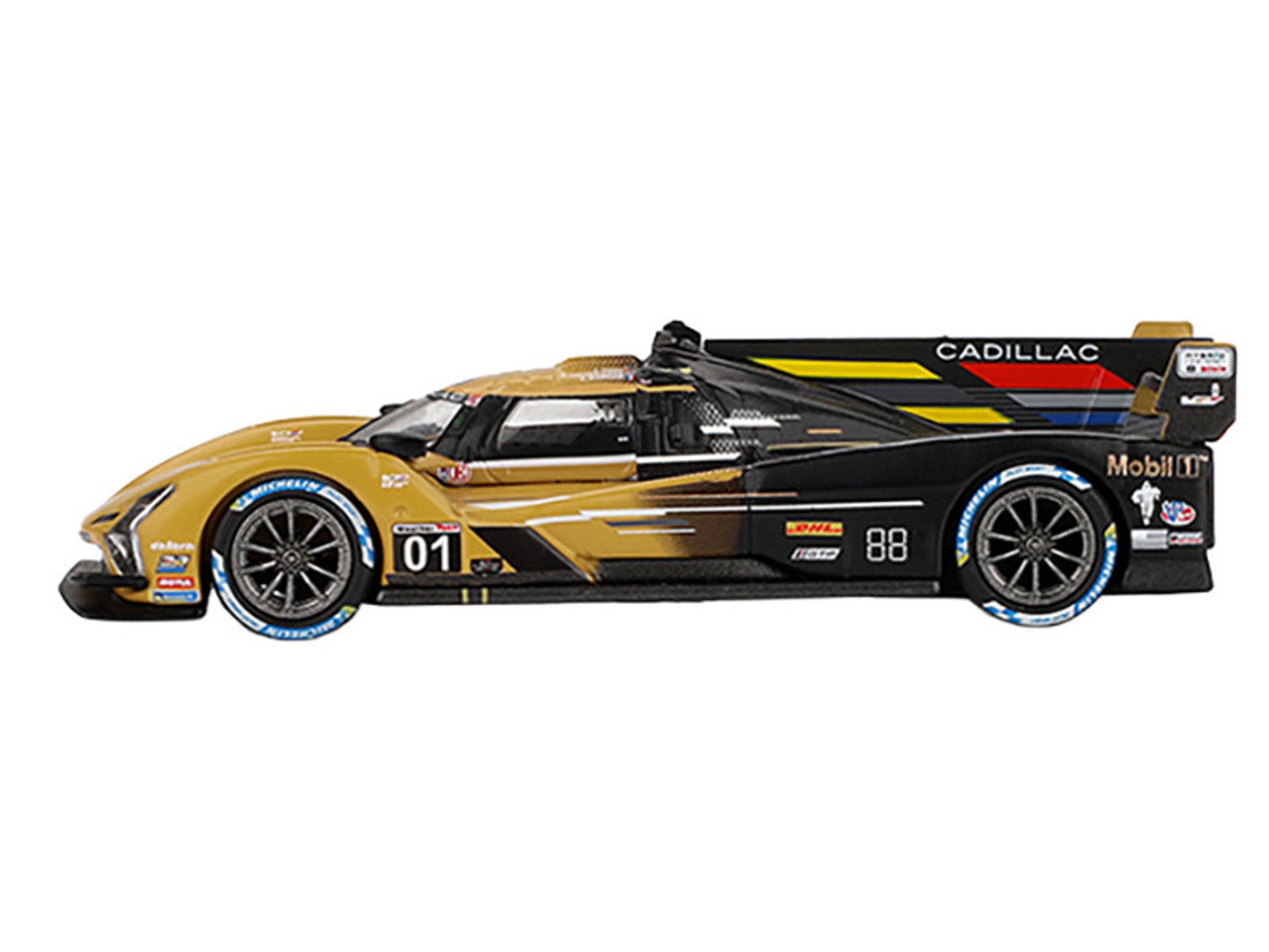 1/64 Mini GT 2024 Cadillac V-Series.R #01 Cadillac Racing 2024 IMSA Sebring12 Hrs Diecast Car Model