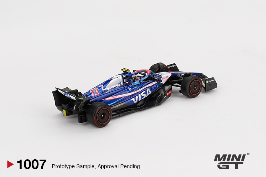 1/64 Mini GT 2024 Formula 1 RB VCARB 01 #22 Yuki Tsunoda Bahrain