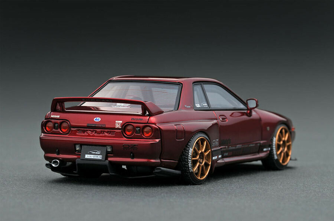 1/43 IG Ignition Model Nissan Skyline Top Secret GT-R GTR (VR32) (Metallic Red) Car Model