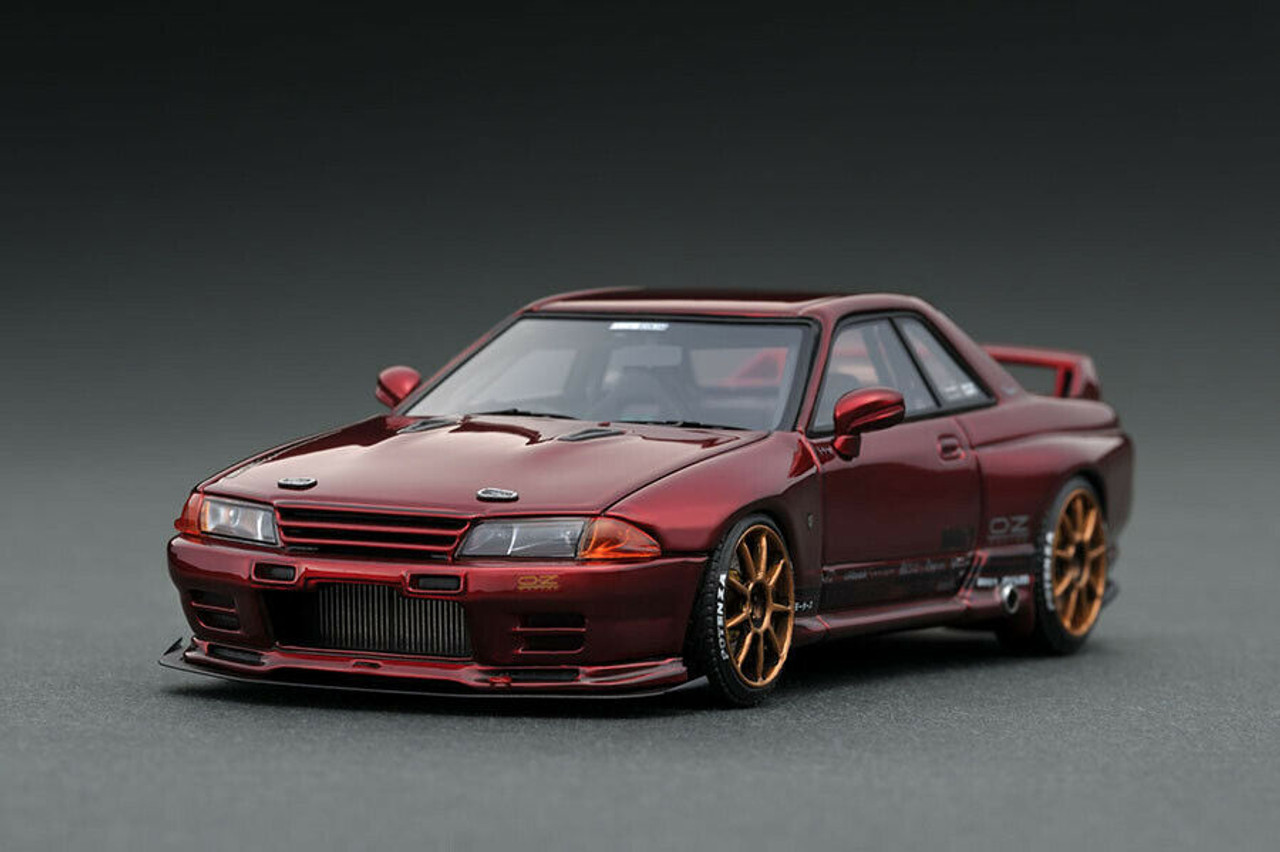 1/43 IG Ignition Model Nissan Skyline Top Secret GT-R GTR (VR32) (Metallic Red) Car Model