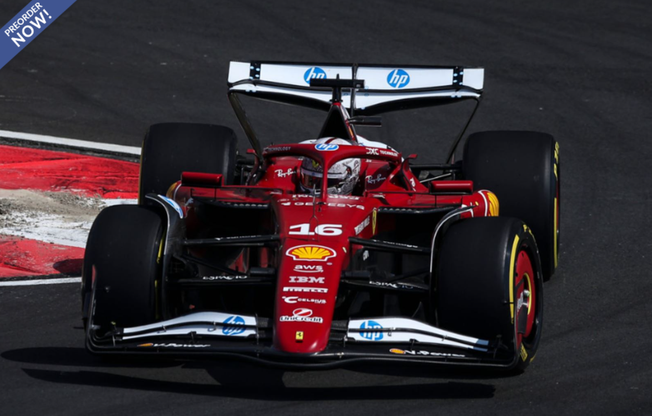 1/18 BBR 2025 Formula 1 China GP Ferrari SF-25 Sprint Race #16 Charles Leclerc Car Model with Luxury Package